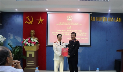 Lễ công bố và trao Quyết định điều động chức vụ Phó Viện trưởng Viện...